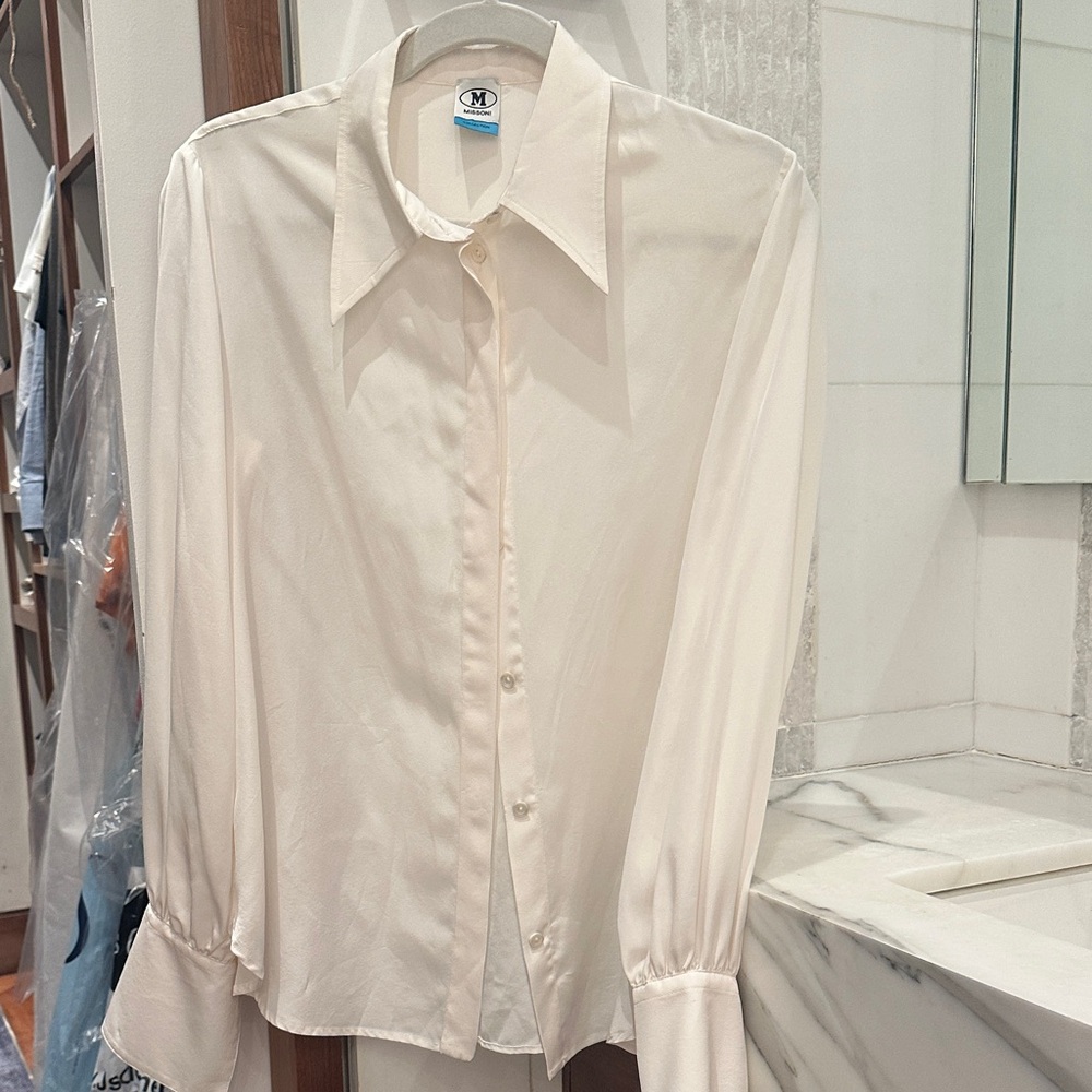 Missoni Cream Button Down Shirt